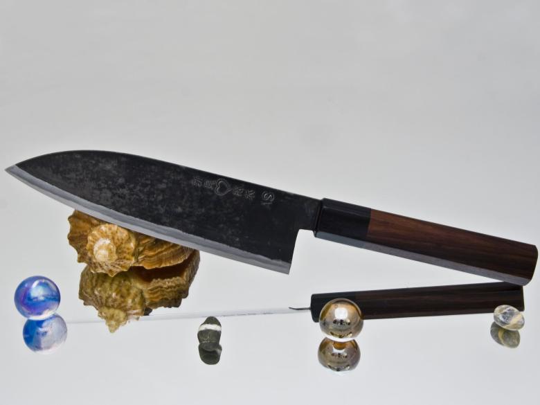 Кухонный нож Takeda, серия HOCHO AS, Banno Funayuki-Bocho (Santoku) 170мм, арт. TA-12