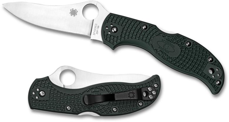 Складной нож Spyderco, серия Stretch, Black FRN Handles, ZDP-189, Plain, арт. C90PGRE