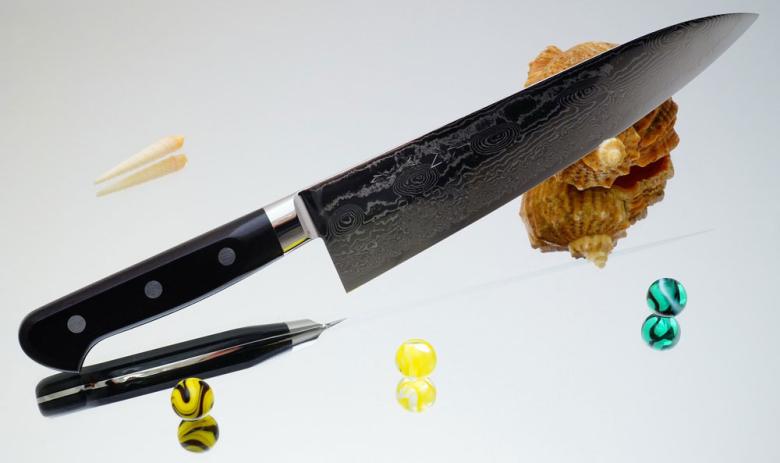 Кухонный нож Ryusen Hamono, серия Bonten-Unryu, Gyuto 300мм, арт. BU-101
