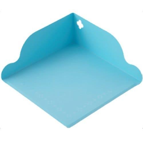 Угловая разделочная доска с функцией совка Suncraft (голубая), арт. WW-104