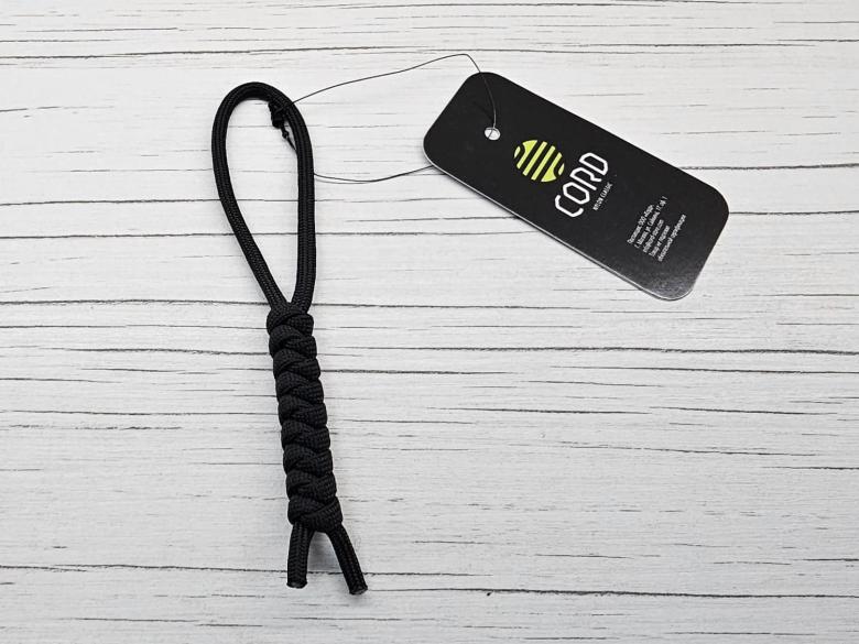 Темляк паракордовый Cord (тип1), Black (Черный), арт. Cord_61474