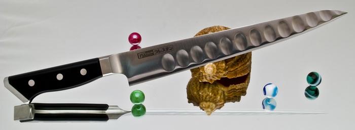 Кухонный нож Glestain, серия Slicer Series, Slicer 270мм с проточкой, арт. 727TSK