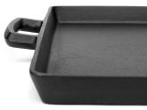 Чугунный противень IWACHU 30х27см  (без крышки, прямоугольник, 2 ручки), арт. 23013