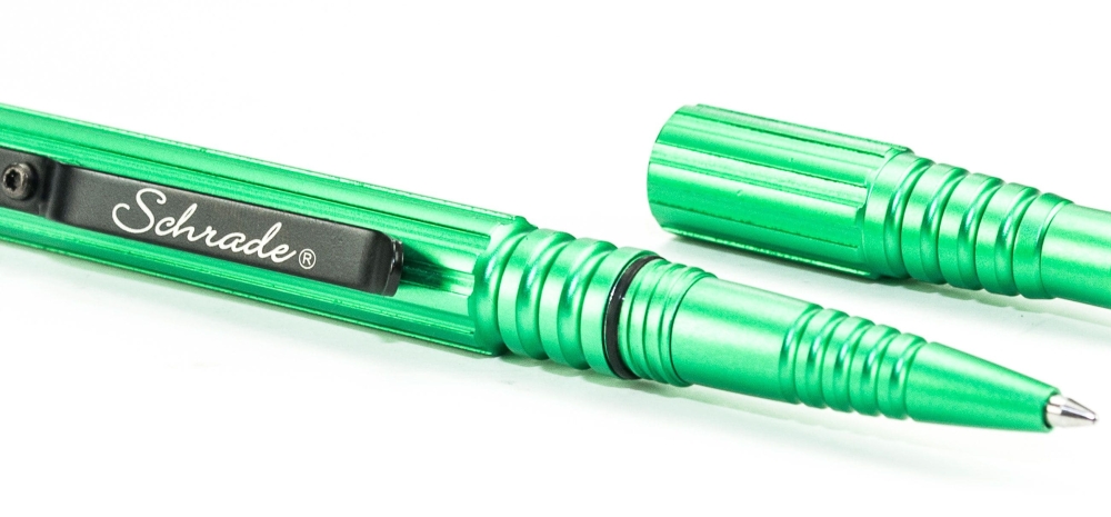 Тактическая ручка со стилусом Schrade, Green, арт. SCPEN5GR