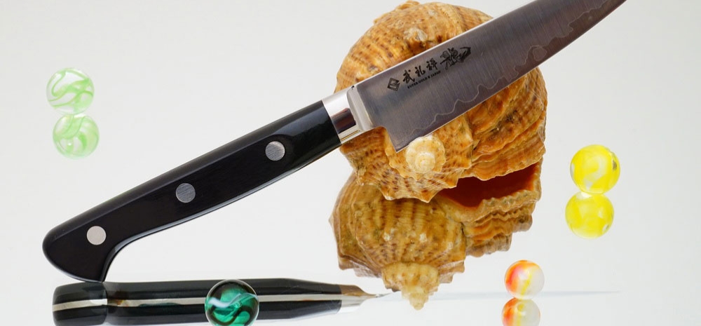 Кухонный нож Ryusen Hamono, серия Blazen, Petty 135мм, арт. BZ-116