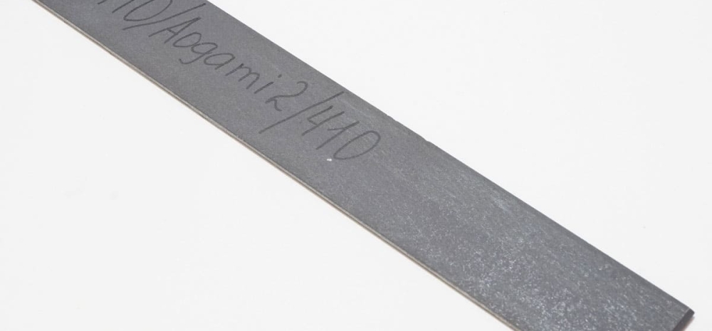 Поковка стали, ламинат 410 / Aogami#2 / 410 4,5x40x290мм без ТО