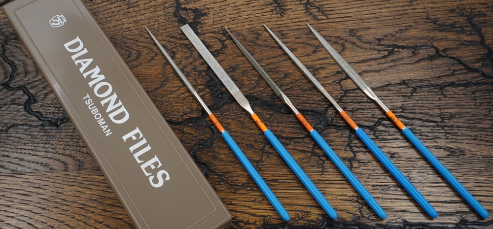 Набор надфилей Tsuboman, алмаз, 5 шт., арт. S-8