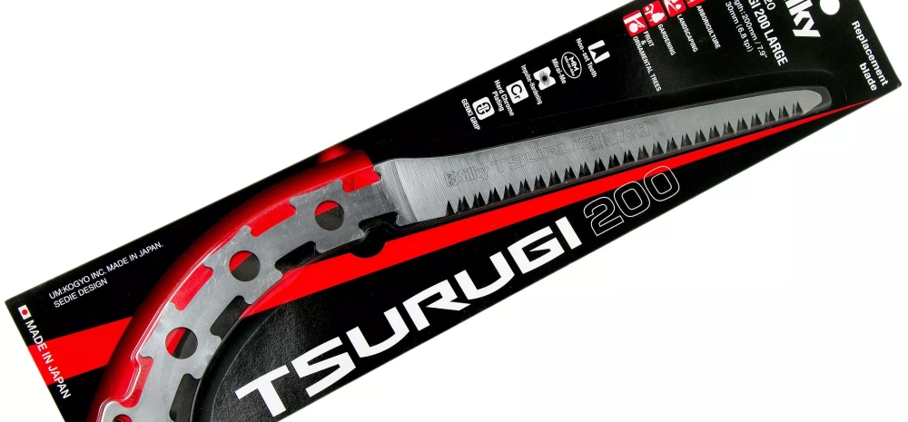 Полотно для пилы Silky, серия TSURUGI, 200мм, 8 зубьев на 30мм, арт. 451-20