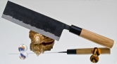 Кухонный нож Moritaka, серия  Aogami #2 Standard, Nakiri 180мм, арт. NN-180