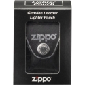 Кожаный чехол Zippo с клипом, арт. LPCBK