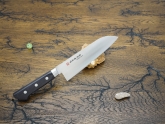 Кухонный нож Fujiwara Kanefusa, серия  FKM, Santoku 180мм, арт. FKM-7