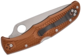 Складной нож Spyderco, серия Endura 4, Flat Ground, Brown FRN Handles, VG-10, Plain, арт. C10FPBN