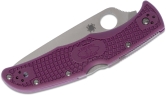 Складной нож Spyderco, серия Endura 4, Flat Ground, Purple FRN Handles, VG-10, Plain, арт. C10FPPR