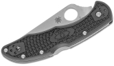 Складной нож Spyderco, серия Delica 4, Black FRN Handle, VG-10, Plain, арт. C11PBK