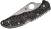 Складной нож Spyderco, серия Delica 4, Black FRN Handle, VG-10, Full Serrated, арт. C11SBK