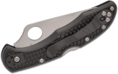 Складной нож Spyderco, серия Delica 4, Black FRN Handle, VG-10, Full Serrated, арт. C11SBK