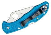 Складной нож Spyderco, серия Delica 4, Flat Ground, Blue FRN Handles, VG-10, Plain, арт. C11FPBL