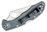 Складной нож Spyderco, серия Delica 4, Flat Ground, Gray FRN Handles, VG-10, Plain, арт. C11FPGY