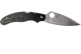 Складной нож Spyderco, серия Caly / Calypso 3.5, Black Carbon Fiber Handle, Laminate ZDP-189 / 420J2, Plain, арт. C144CFPE