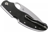 Складной нож Spyderco, серия Caly / Calypso 3.5, Black Carbon Fiber Handle, Laminate ZDP-189 / 420J2, Plain, арт. C144CFPE