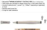 Тактическая ручка Maxpedition (нержавейка), Silver, арт. PN500SST