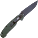 Складной нож Ontario, серия RAT 1 AUS-8, OD Green, черное лезвие, арт. O8846OD