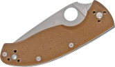 Складной нож Spyderco, серия Tenacious, Brown G-10 Handles, 8Cr13MoV, Part Serrated, арт. C122GPSBN