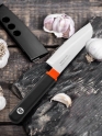 Кухонный нож Tojiro, серия Special, Santoku 105мм (черный), арт. FK-405