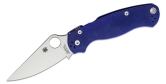 Складной нож Spyderco, серия Para-Military 2, Dark Blue G-10 Handles, CPM S110V, Plain, арт. C81GPDBL2