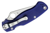 Складной нож Spyderco, серия Para-Military 2, Dark Blue G-10 Handles, CPM S110V, Plain, арт. C81GPDBL2