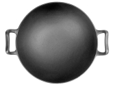 Чугунный казан IWACHU 36см (без крышки, круг, 2 ручки), арт. 21051