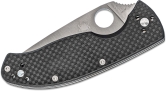 Складной нож Spyderco, серия Tenacious, Black Carbon Fiber Handles, 8Cr13MoV, Plain, арт. C122CFP