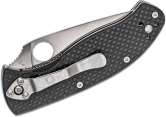 Складной нож Spyderco, серия Tenacious, Black Carbon Fiber Handles, 8Cr13MoV, Plain, арт. C122CFP