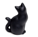 Пресс-папье - чугунный прижим для бумаги IWACHU, Кот средн. (черный), арт. 30501