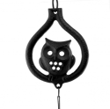 Фурин IWACHU Филин и колокольчик (черный), арт. 27086