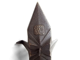 Фурин IWACHU Журавлик оригами и колокольчик (бронзовый), арт. 27190