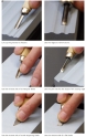 Водный камень Suehiro, серия Whetstones for Hobby Tools, с подставкой, 3000 грит, 98x65х20мм, арт. 2HS-14