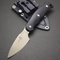 Туристический нож с фиксированным лезвием G.Sakai, Camper En Fixed / ZDP-189, Black FRN, арт. 11555