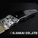 Туристический нож с фиксированным лезвием G.Sakai, Sakura 2 Fixed / VG-10, micarta, арт. 11430