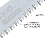 Складная пила Silky серии F180, 180mm, 8 зубьев на 30mm, красный, 143-18