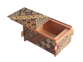 Японская коробка с секретом (Japan Puzzle Box) Yosegi 120x85X50мм, 12 шагов, арт. NSZ-PB-007