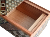 Японская коробка с секретом (Japan Puzzle Box) Yosegi 120x85X50мм, 12 шагов, арт. NSZ-PB-007