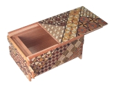 Японская коробка с секретом (Japan Puzzle Box) Yosegi 120x85X50мм, 14 шагов, арт. NSZ-PB-008