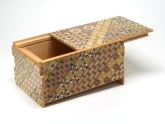 Японская коробка с секретом (Japan Puzzle Box) Yosegi 150x95X64мм, 10 шагов, арт. NSZ-PB-010