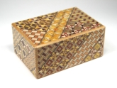 Японская коробка с секретом (Japan Puzzle Box) Yosegi 120x85X50мм, 21 шаг, арт. NSZ-PB-009