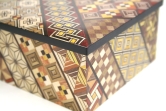 Японская шкатулка Yosegi 220x140х60мм, крышка сверху, арт. NSZ-JB-003-YO