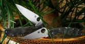 Складной нож Spyderco, серия Delica 4, Flat Ground, Zome green FRN Handles, VG-10, Plain, арт. C11ZFPGR