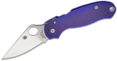 Складной нож Spyderco, серия Para 3, Dark Blue G-10 Handles, CPM S110V, Plain, арт. C223GPDBL