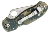 Складной нож Spyderco, серия Para 3, Digital Camo G-10 Handles, CPM S30V, Plain, арт. C223GPCMO