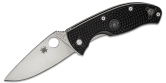 Складной нож Spyderco, серия Tenacious, Black FRN Handles, 8Cr13MoV, Plain, арт. C122PBK